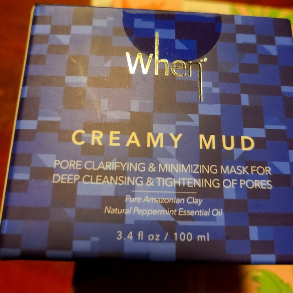 WHEN creamy mud mask 3.4 fl oz new
